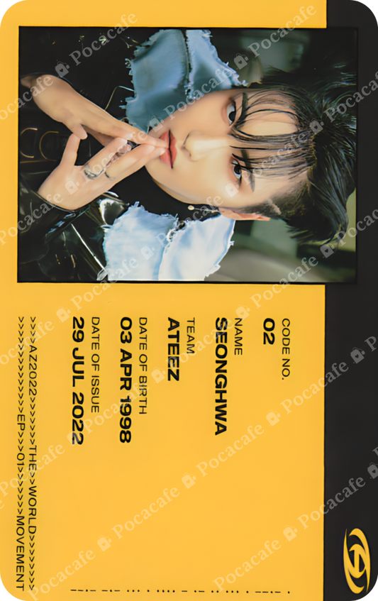 THE WORLD EP 1 MOVEMENT DIARY VER ID CARD